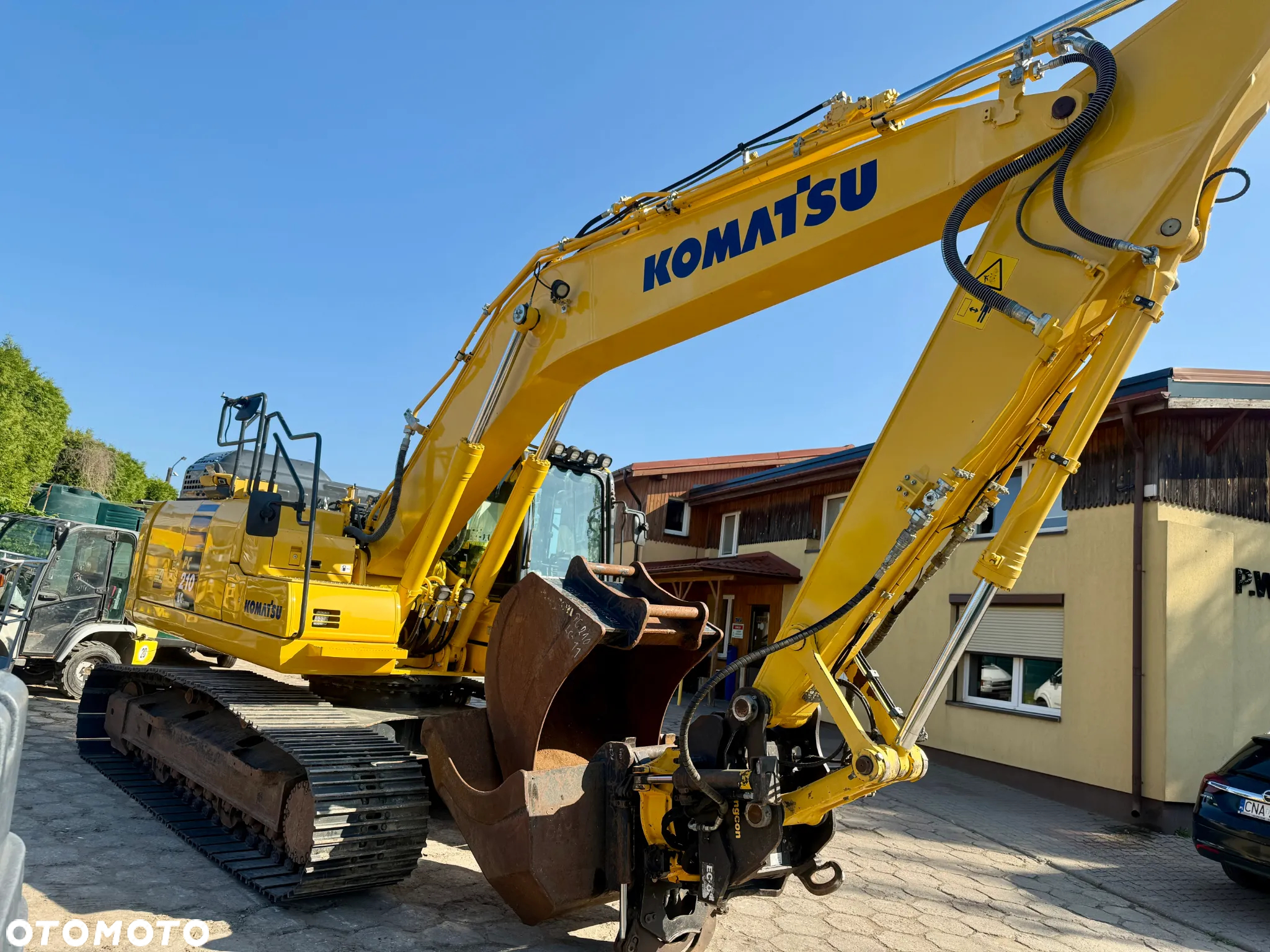 Komatsu koparka gąsienicowa PC210 PC210LC-11 głowica z szczypcami ENGCON 2 łyżki 3900h 2018 webasto centralne smarowanie - 7