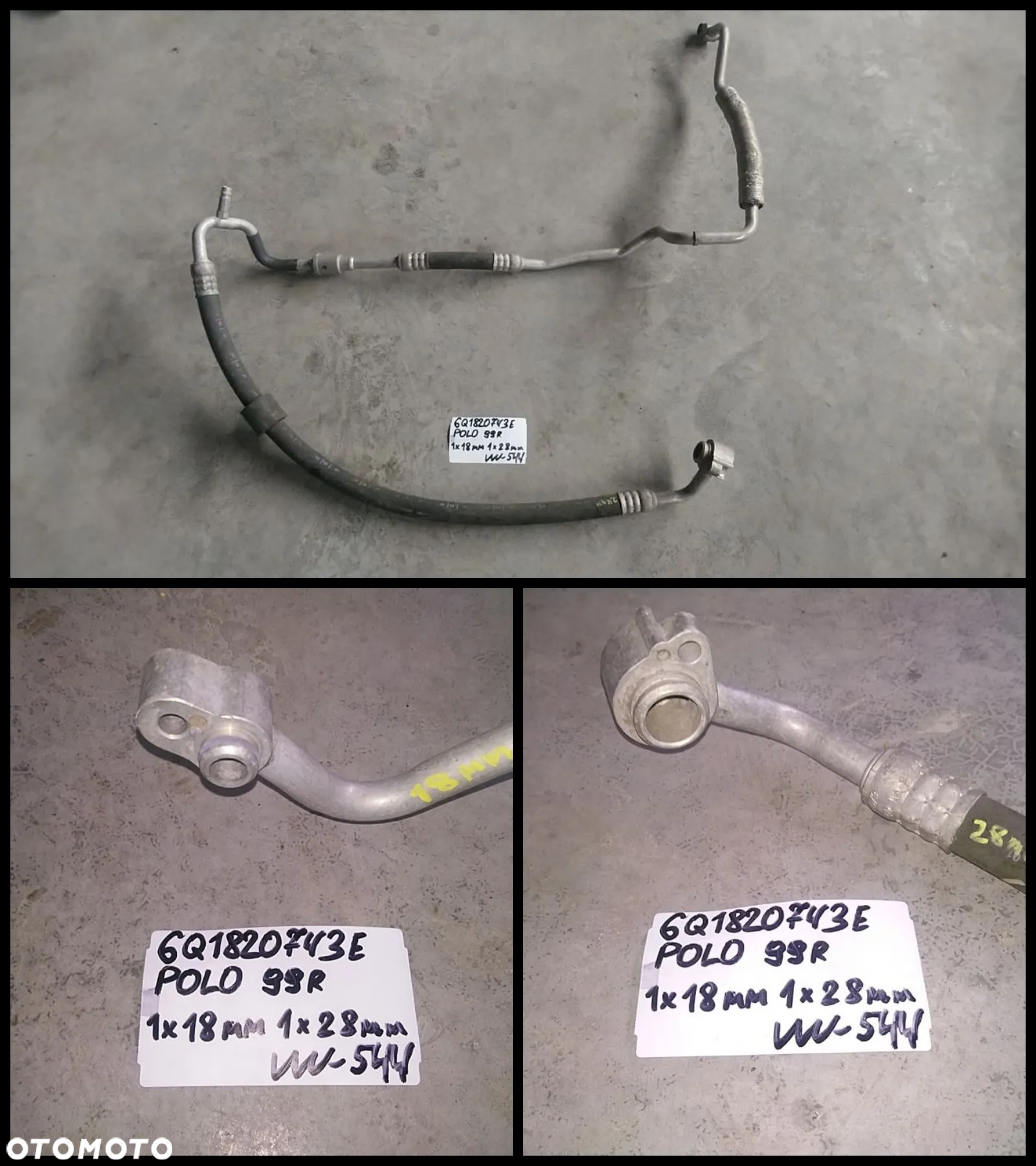 VW AUDI SEAT SKODA PRZEWÓD KLIMATYZACJI NR422-NR-642/4 - 14