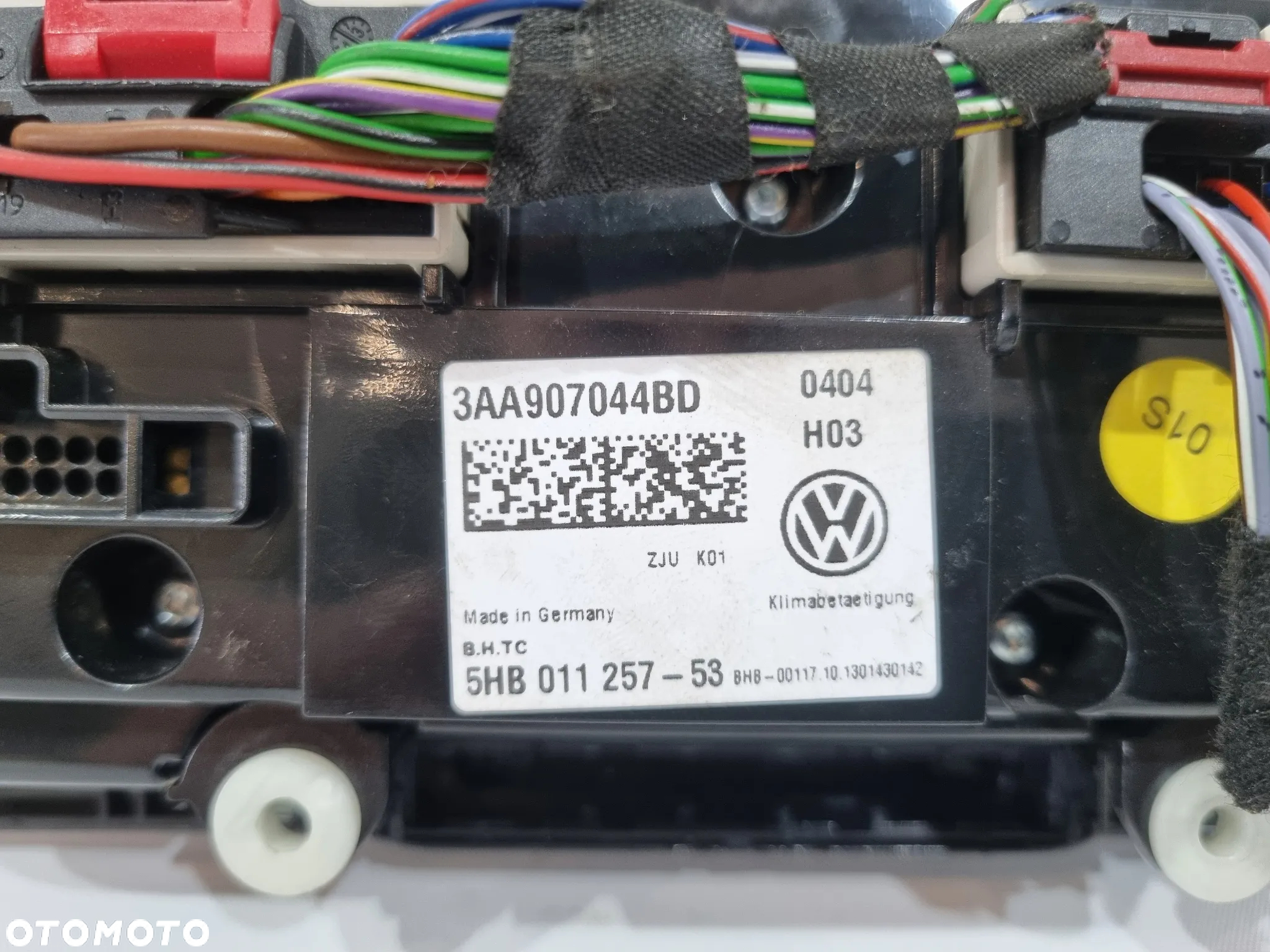 VW PASSAT B7 PANEL STEROWANIA NAWIEWU PANEL KLIMATYZACJI 3AA907044BD - 5