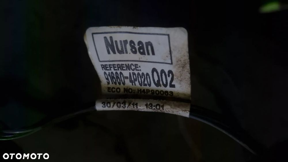 HYUNDAI I20 08-12 WIĄZKA DRZWI PRAWY TYŁ 91660-4P020 - 2