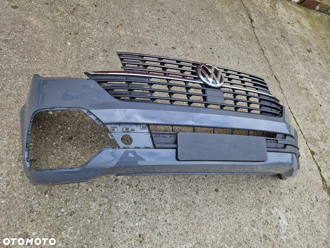 VW Transporter T6 Multivan lifting 19- T6.1 zderzak przedni grill kratka 7LA LH7J - 2