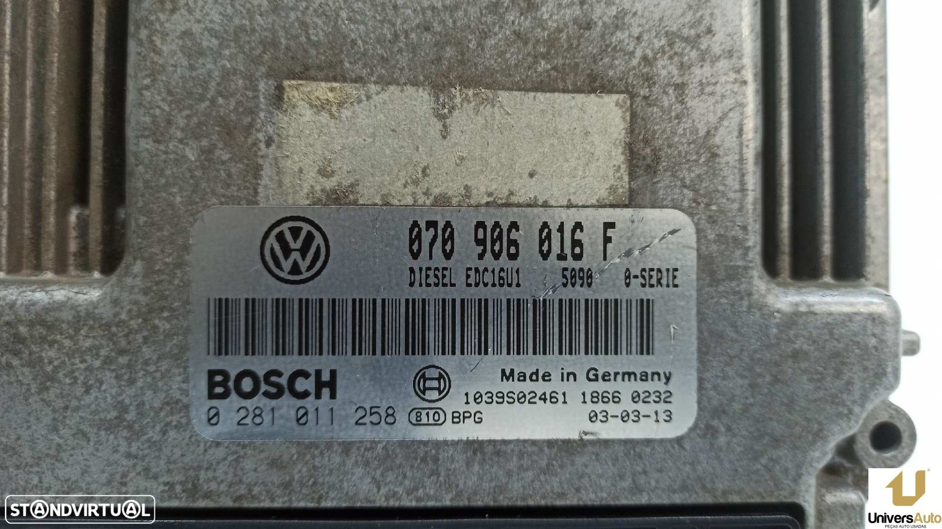 CENTRALINA DO MOTOR UCE VOLKSWAGEN TOUAREG (7LA) TDI R5 - 2