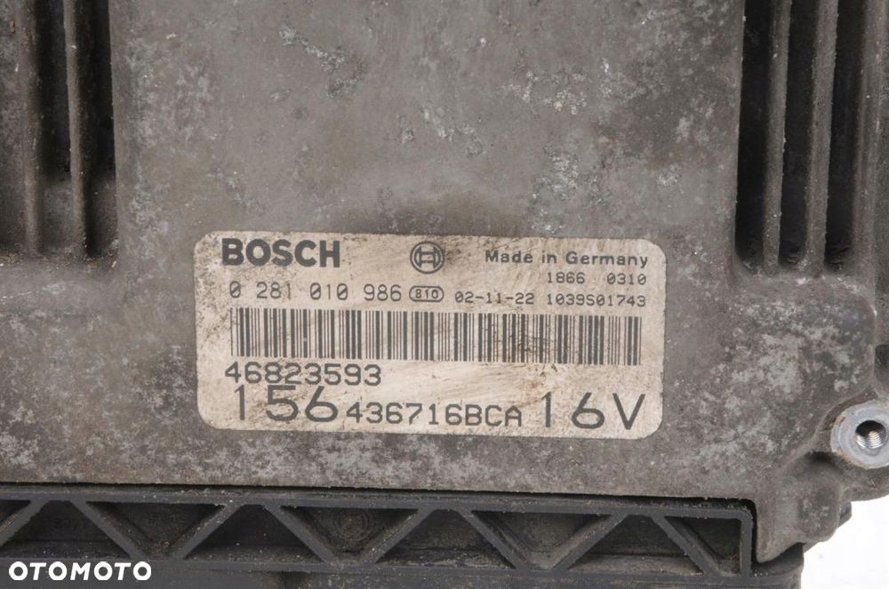 ALFA ROMEO 156 1.9 JTD KOMPUTER SILNIKA 46823593 - 4