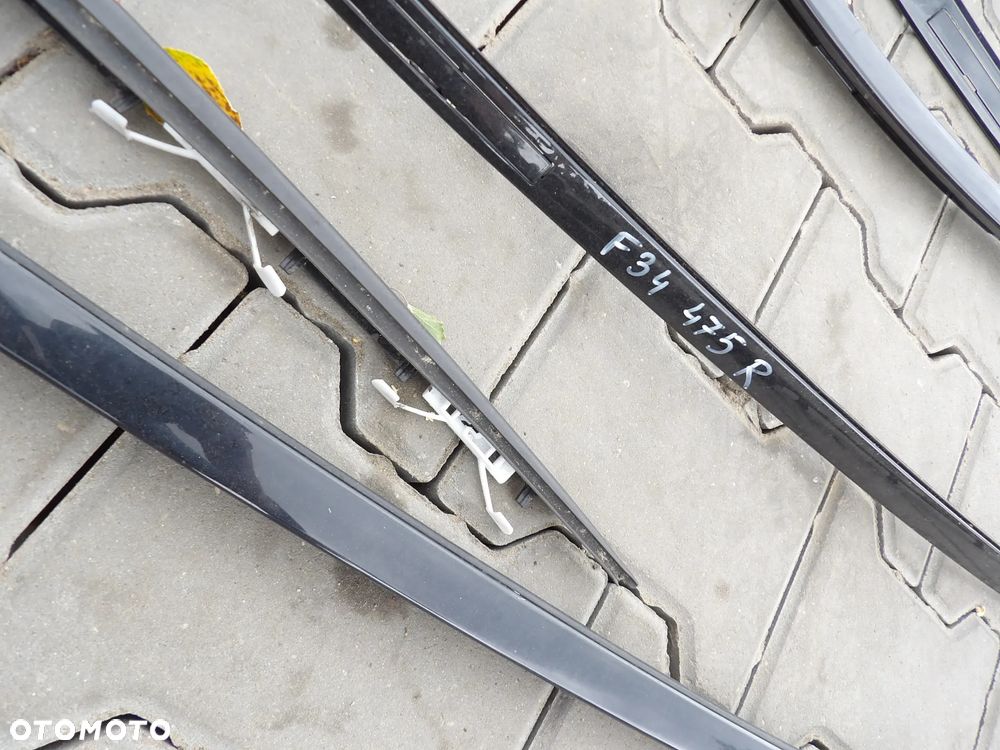 BMW - F34 - KOLOR 475 - KOMPLET LISTW DACHOWYCH - DEMONTAŻ - ORYGINAŁ - 4