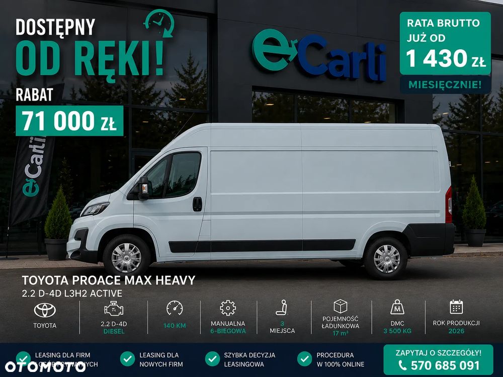 Toyota Proace Max Heavy 2.2 D-4D L3H2 Active