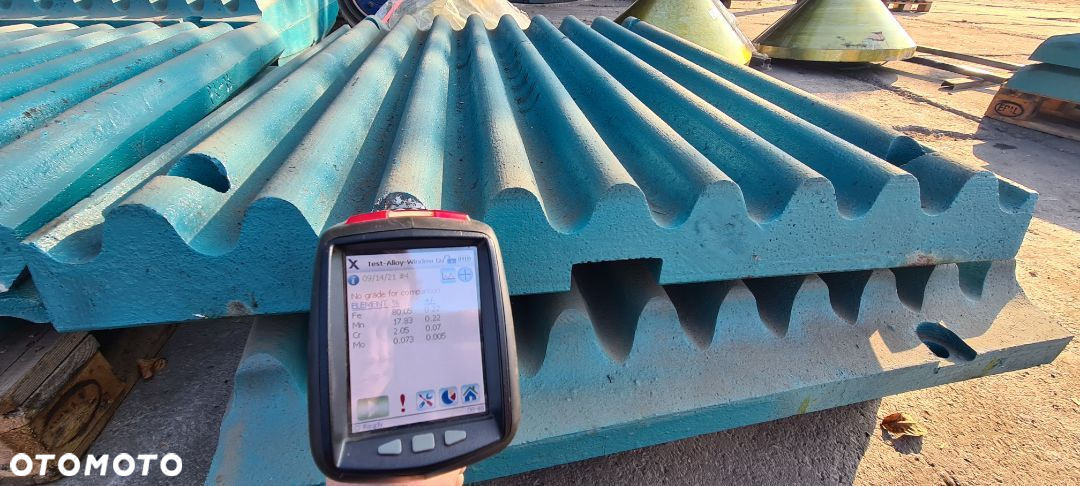 Komplet szczęk okładzin kruszarka szczękowa Extec C10, Sandvik QJ241 - 2