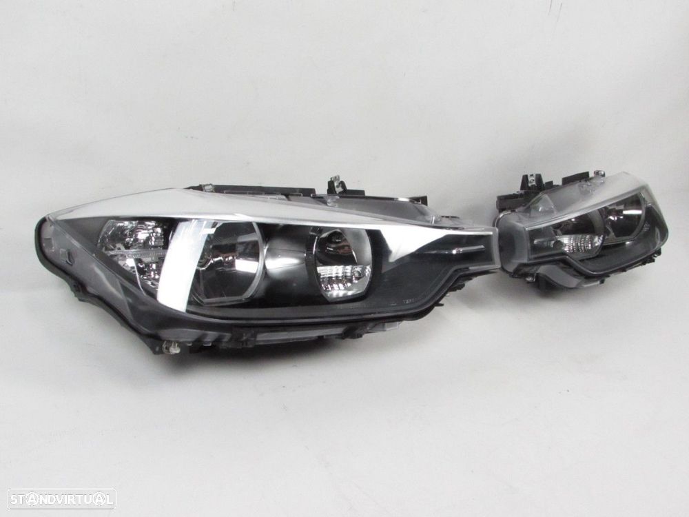 Conjunto de faróis Normais 1ª Fase Seminovo BMW 3 (F30, F80)/BMW 3 Touring (F31) - 2