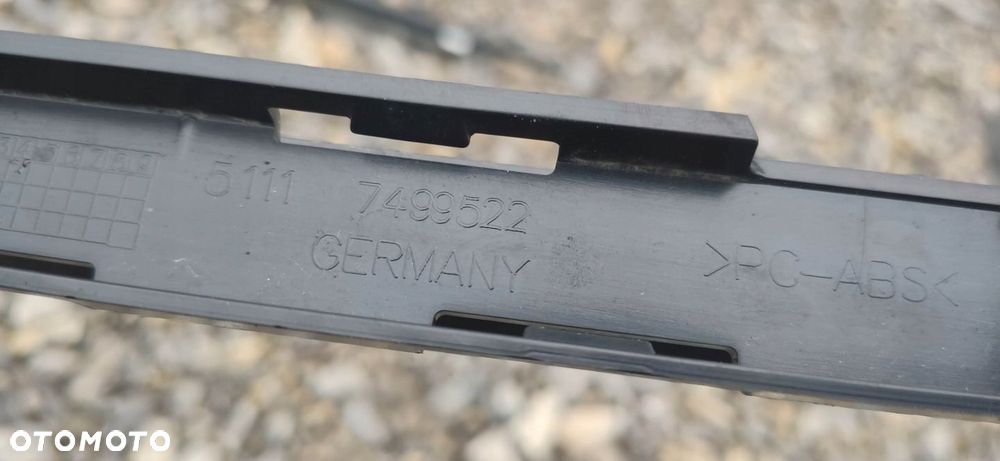 EU ŚLIZG ZDERZAKA PRZÓD ŚRODKOWY MINI F56 7499522 - 4
