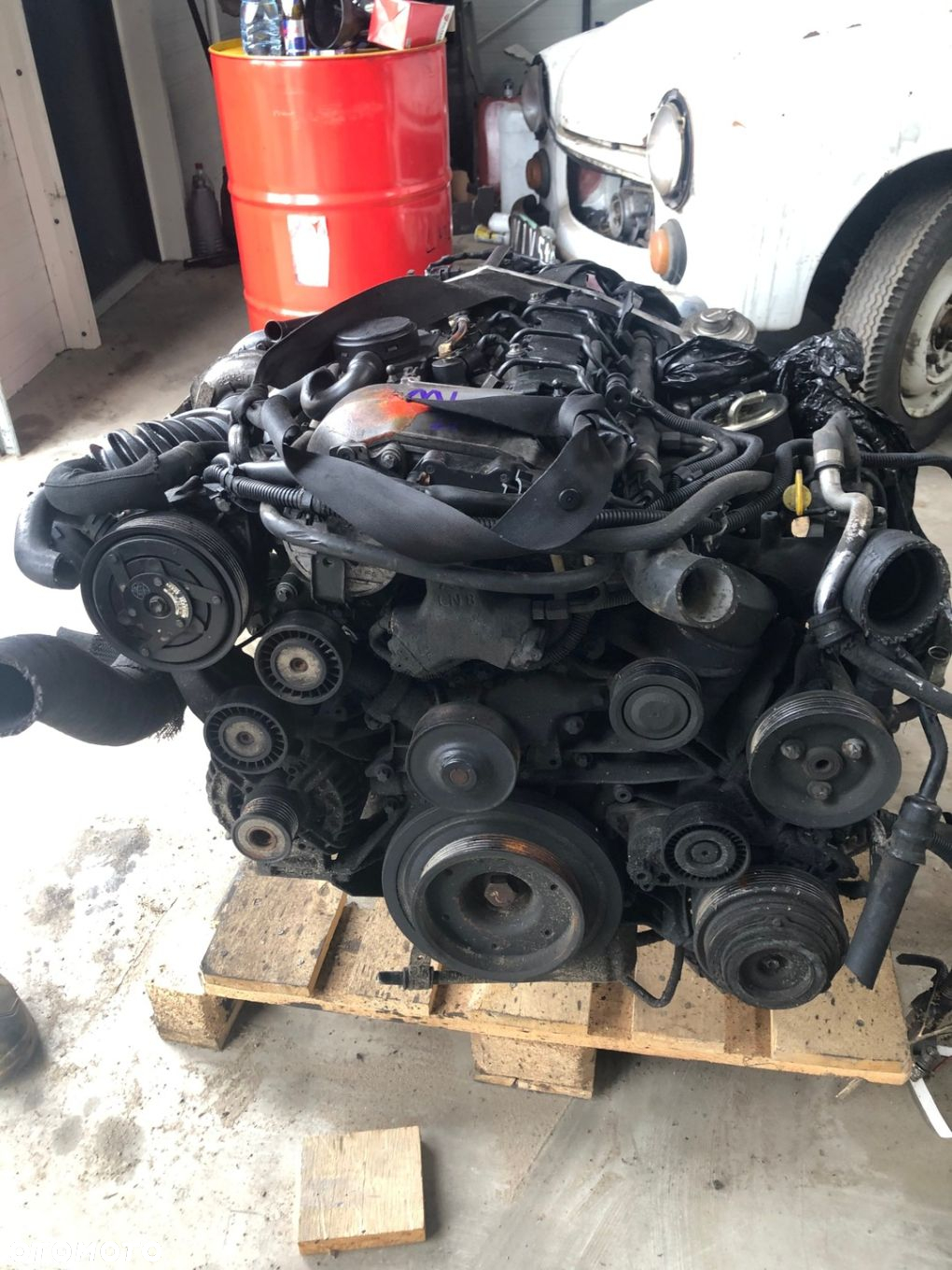 SILNIK MERCEDES 2.7 CDI W211 W163 uszkodzony - 2
