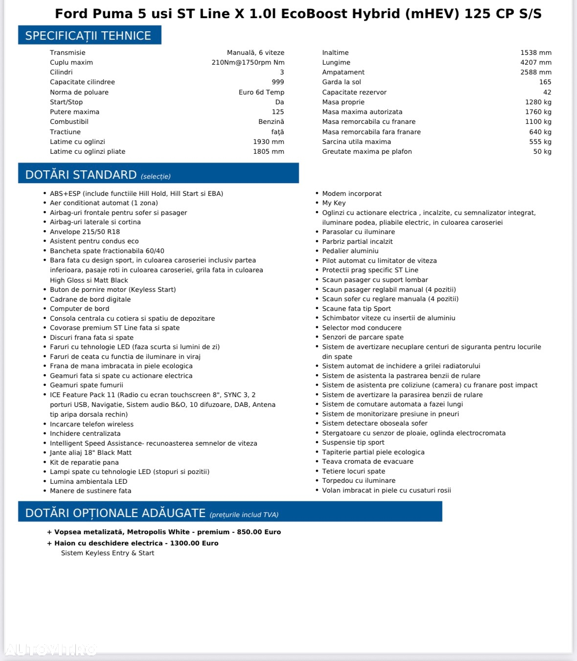 Ford Puma 1.0 EcoBoost MHEV ST Line X - 9