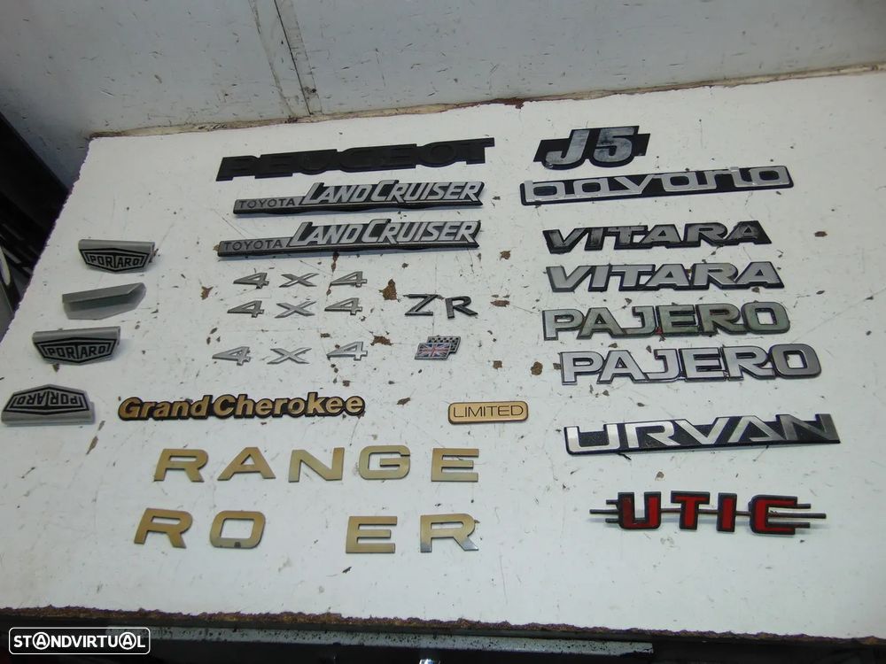 Legendas vários jipes - 1