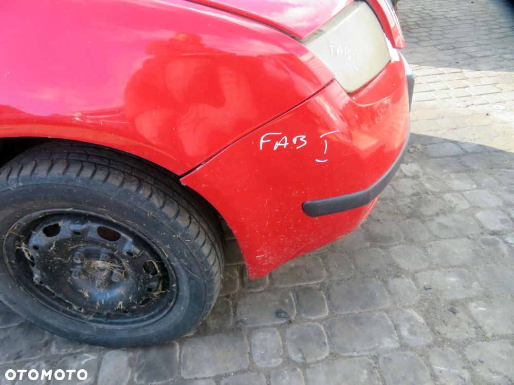 MASKA ZDERZAK BŁOTNIKI LAMPY FABIA I 6Y 8151  SKODA 1999-2004 CZERWONY CORRIDA PRZÓD KOMPLETNY - 7