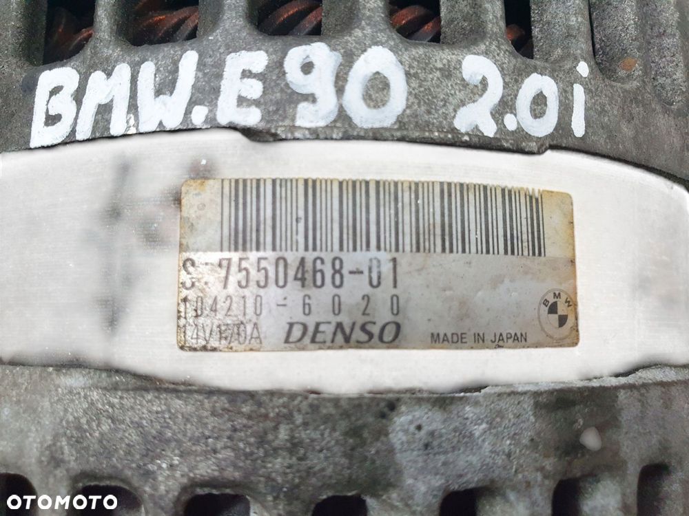 ALTERNATOR BMW E87 E90 2.0i N43B20 Denso 7550468-01 104210-6020 - 14