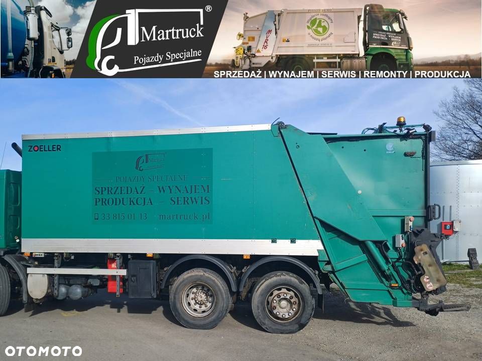 Zabudowa śmieciarki jednokomorowa Zoeller 22m3 110-1100L - 1