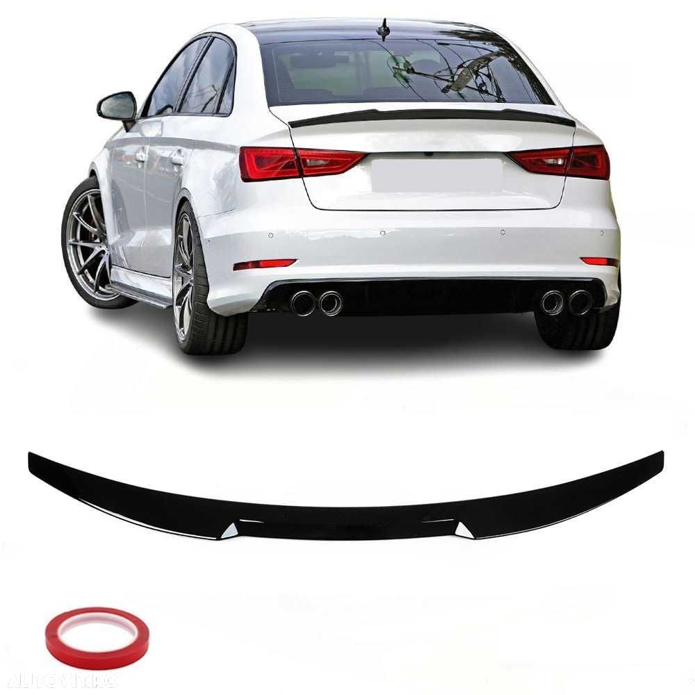 Eleron Portbagaj M4 V-style Codita Audi A3 S3 8V SEDAN, Negru Lucios - 1