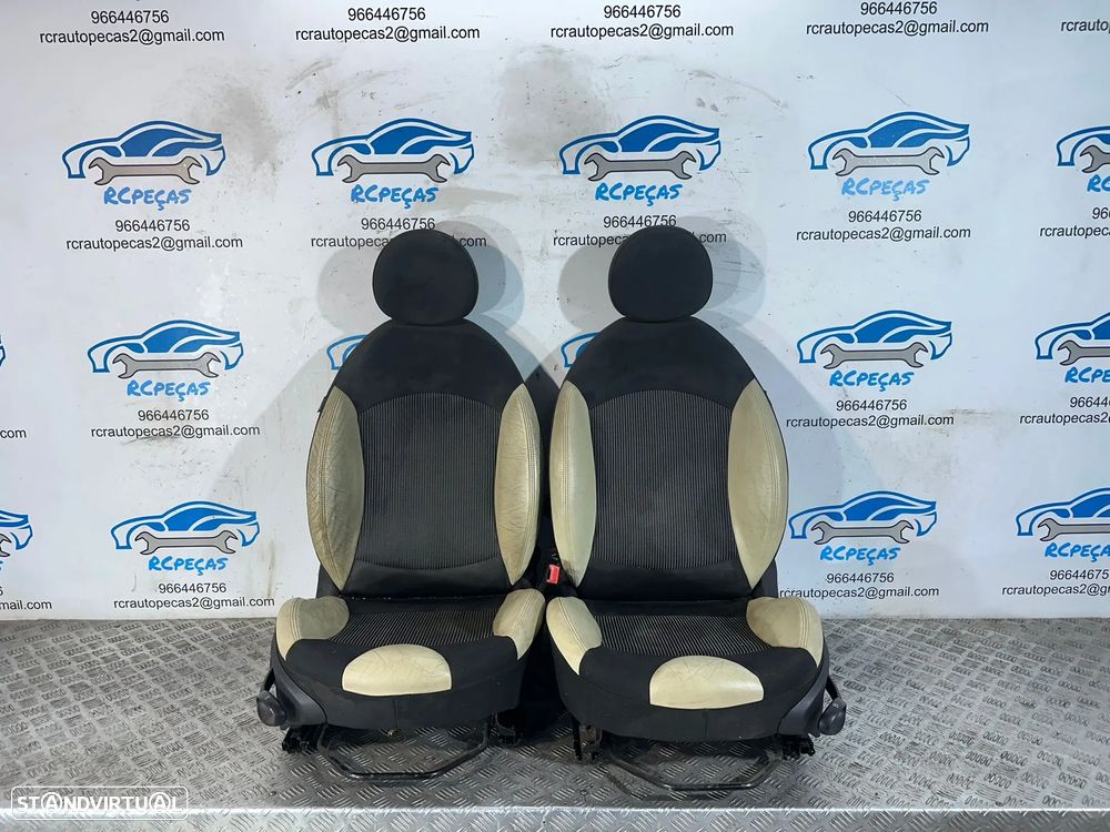 .Conjunto Bancos Pele Perfurada Mini Cooper S One D R55 Clubman R56 2006 - 2013 - 8
