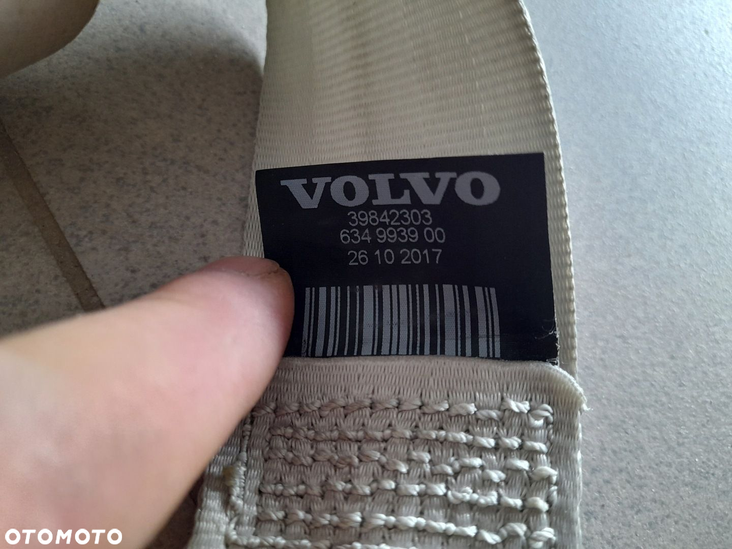 PAS BEZPIECZEŃSTWA LEWY PRZÓD 39842303 VOLVO XC60 II 2022R W-WA - 5