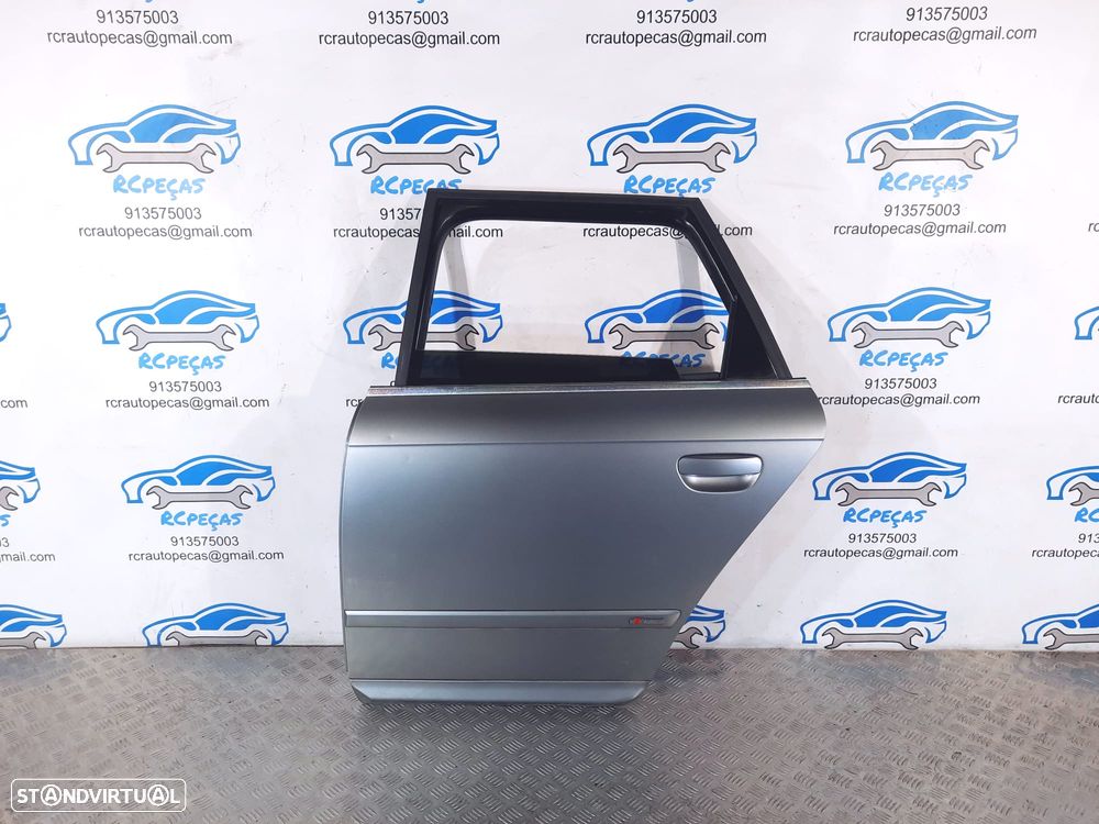 PORTA PORTAS TRASEIRA TRÁS ESQUERDA AUDI A4 B7 SLINE AVANT CARRINHA 8E0833051J 8E0833051 FECHO ELEVADOR MOTOR PUXADOR VIDRO - 3