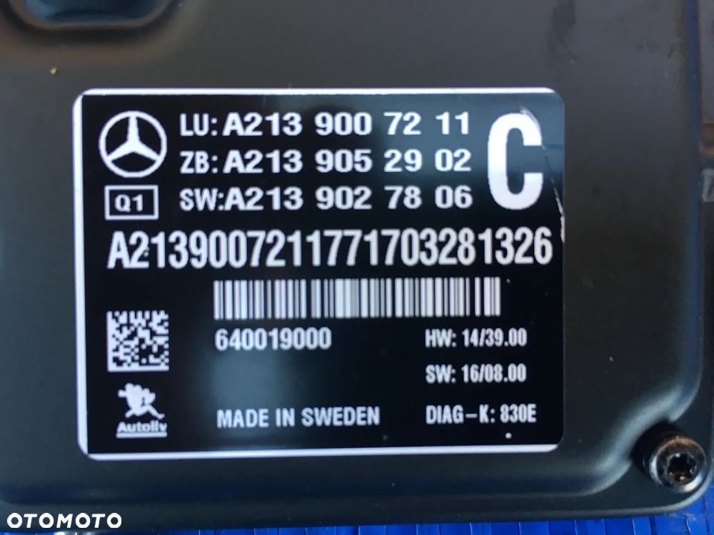 Mercedes W213 E Klasa Kamera Szyby Przedniej Czołowej Radar A2139007211 - 3