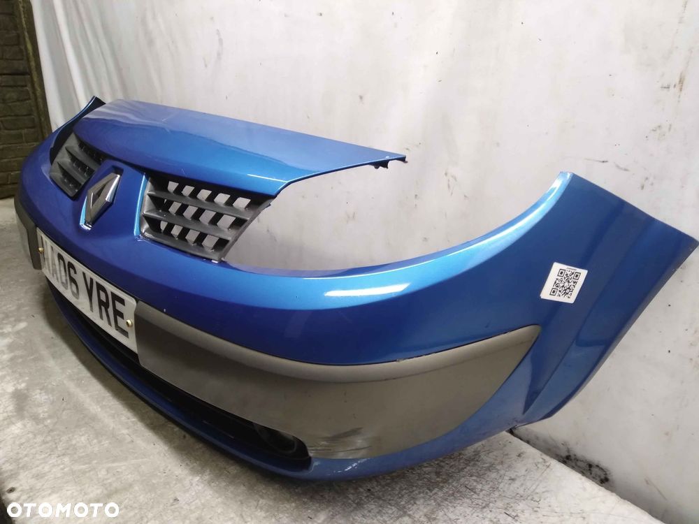 ^ ZDERZAK PRZÓD PRZEDNI DO RENAULT SCENIC 2 II TEI45 NIEBIESKI HALOGENY - 5