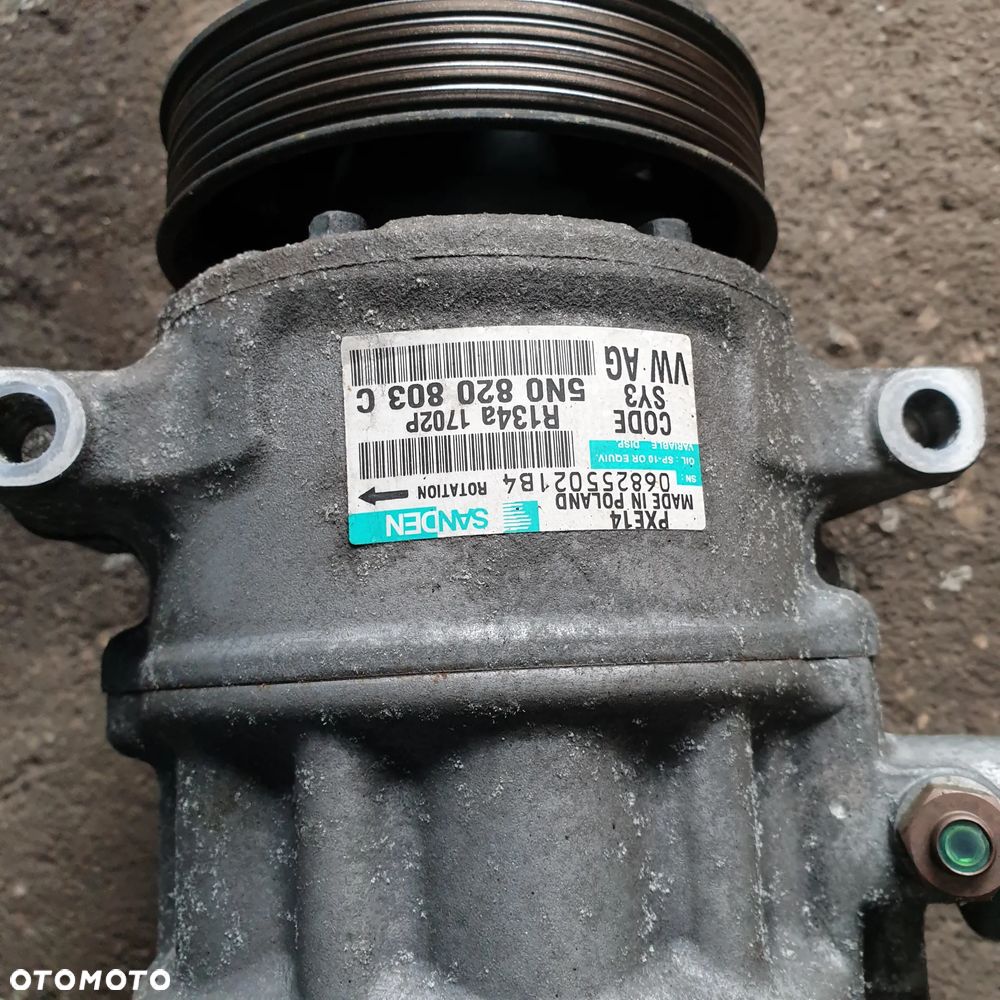SEAT SKODA AUDI  VW POLO 6R0 KOMPRESOR KLIMATYZACJI  5N0820803C 11R - 2