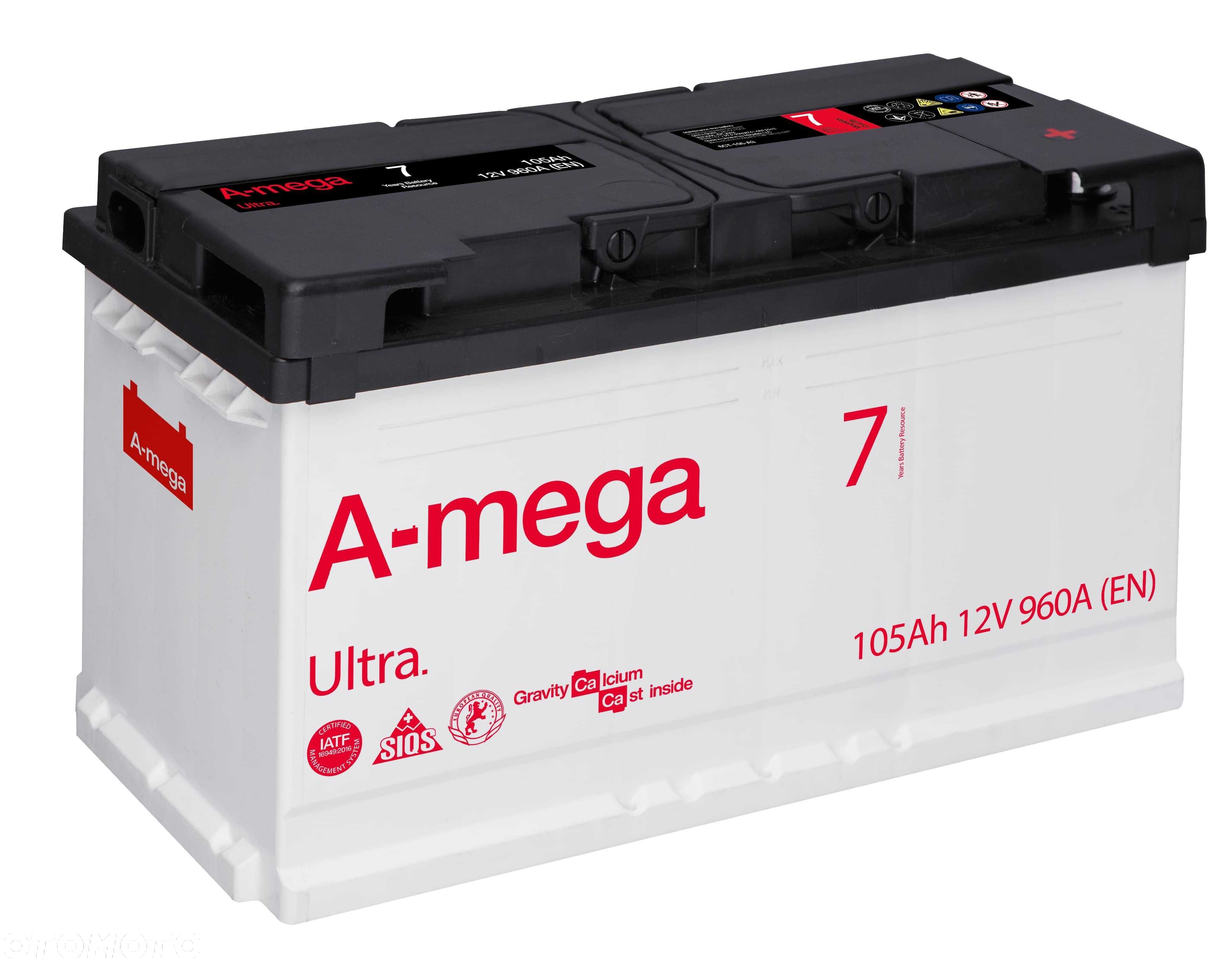 AKUMULATOR   Amega M7 105AH 960A P+ Radom, wysyłka free - 1