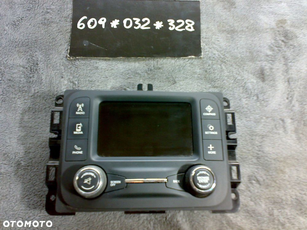 jeep cherokee kl v 14-18 wyŚwietlacz radio panel idealny p68237066ac - 1