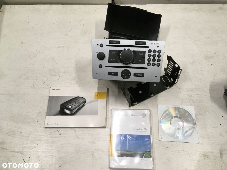 OPEL ASTRA H ZAFIRA B RADIO NAWIGACJA CD70 KOD - 1