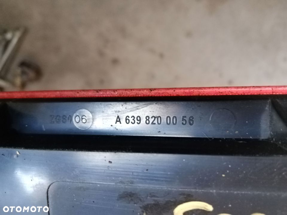 Trzecie światło stop Mercedes Vito 639 A6398200056 - 6