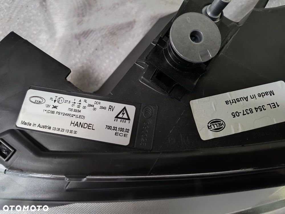 Lampa lewa Xenon Audi a1 8x Europa reflektor przedni  lewy - 5