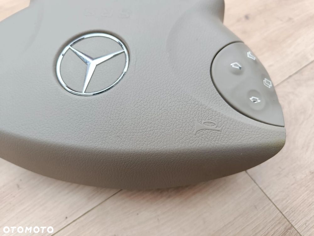 MERCEDES W211 AIRBAG KIEROWNICY PODUSZKA KIEROWCY BEŻOWA BANAN - 6