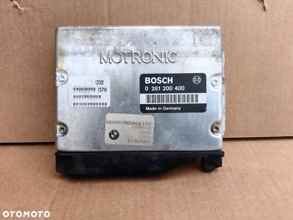 Komputer sterownik silnika BMW e36 e34 m50 2.0 2.5 bez vanosa NV 0261200400 - 1