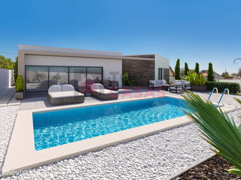 Moradia contemporânea com piscina perto de São Martinho do Porto - Grande imagem: 4/29