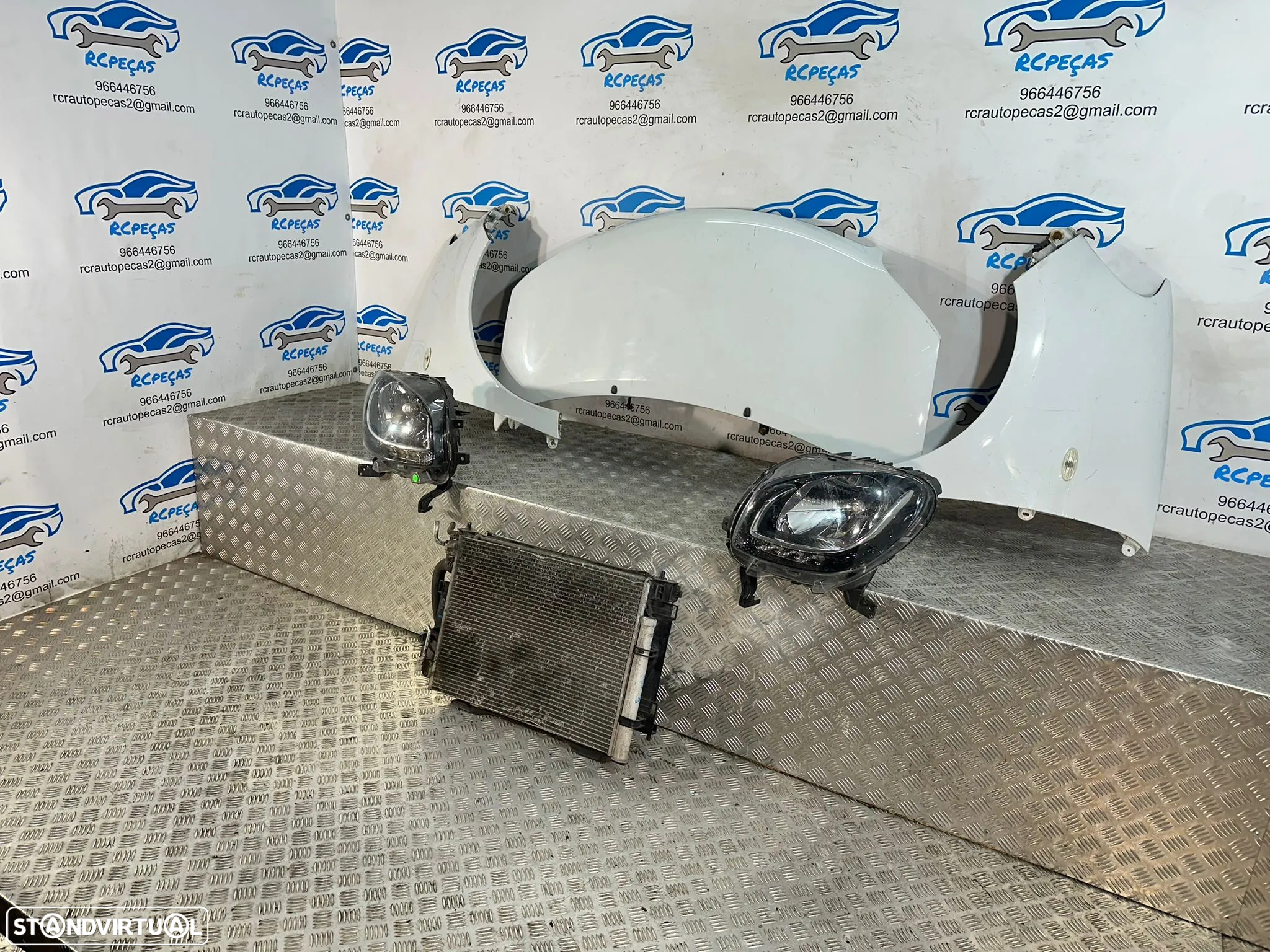 FRENTE SMART FORFOUR II 2 MK2 HATCHBACK 453 CAPOT PARACHOQUES GUARDA-LAMAS OTICAS RADIADOR VENTILADOR - 10