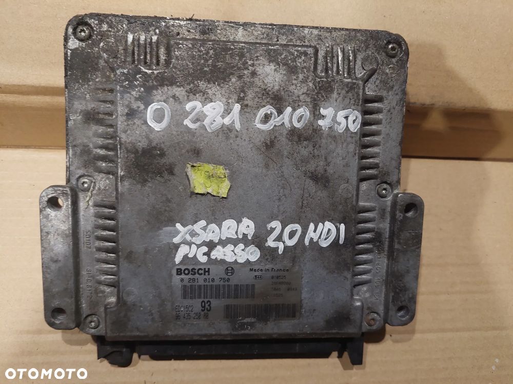 CITROEN xsara picasso 2,0hdi komputer 0281010750 - 1