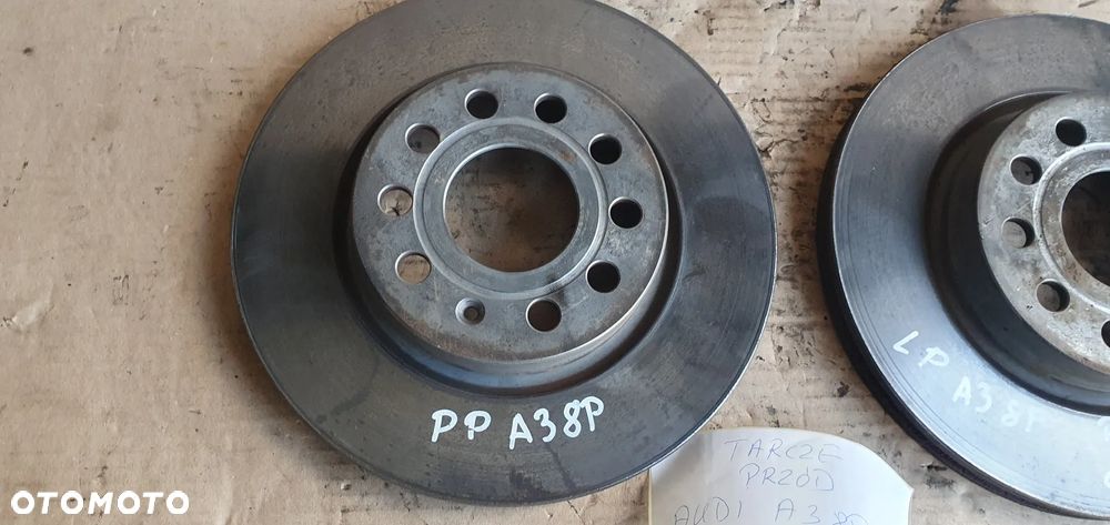 Tarcze hamulcowe przód przednie klocki Audi A3 8P 1.9 TDI 280MM - 2