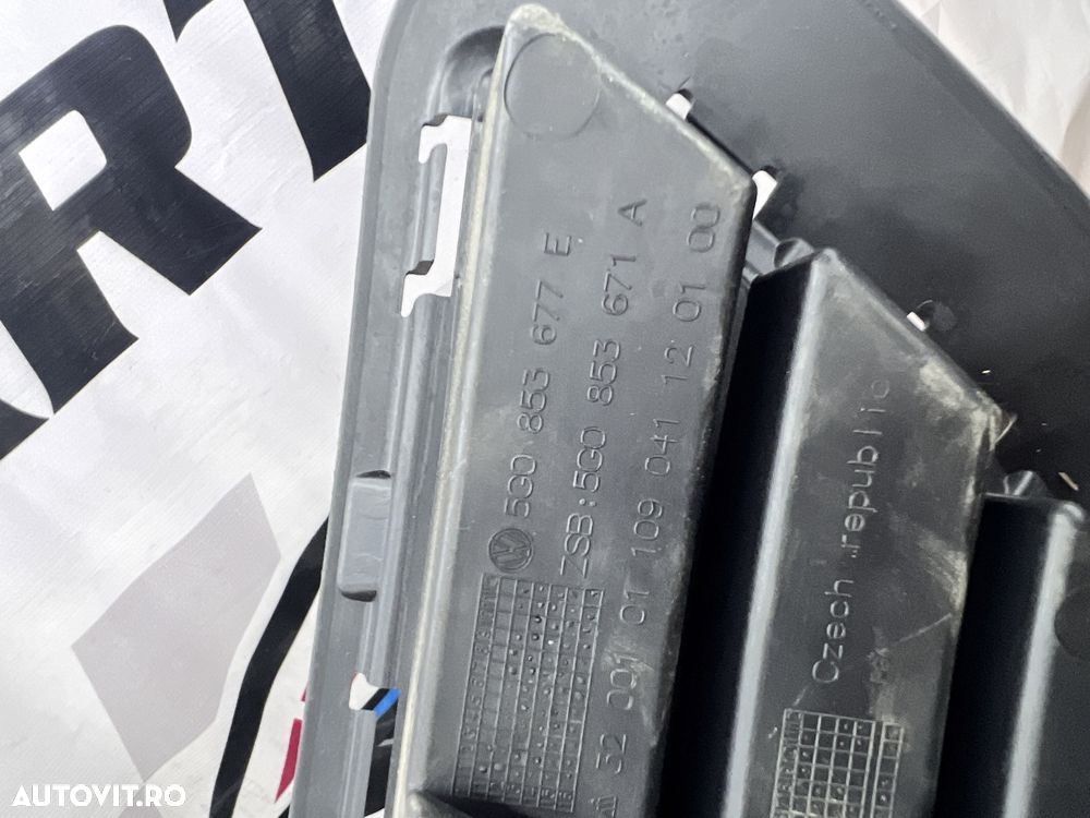 Volkswagen Golf VII 7 Facelift Grila Bara Fata cu Distronic - 4