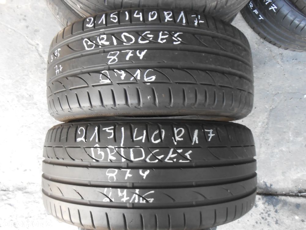OPONY 215/40R17 BRIDGESTONE POTENZA S001 DOT 2716 7.7MM - 1