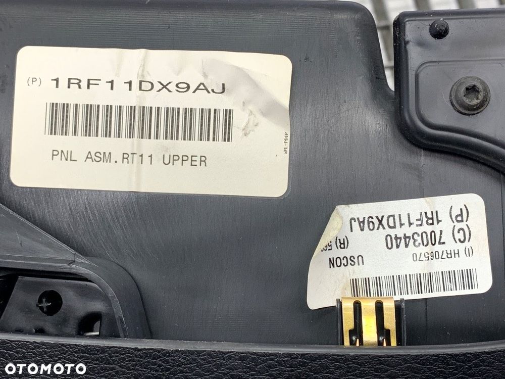 SCHOWEK TUNELU  DODGE GRAND CARAVAN 2007 - 2022 3.6 211 kW [287 KM] benzyna 2010 - 2022 - 5