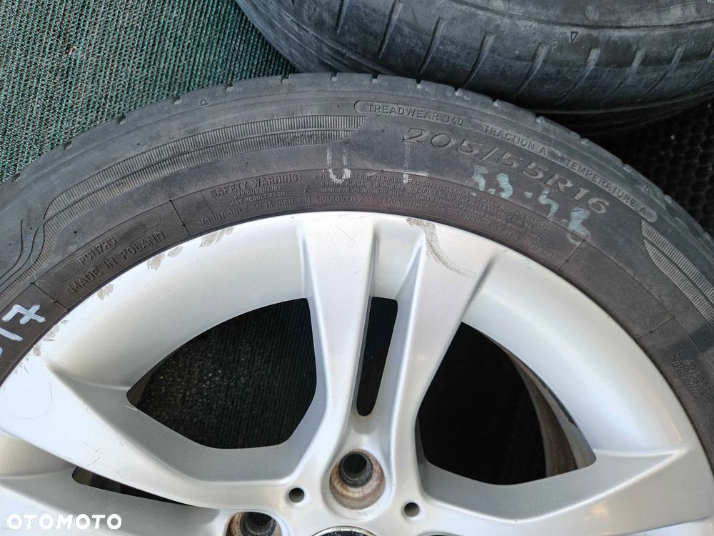 Koło 1szt Alu Felga 6780907 Alumiowa Alufelga Felga R16 5x120 7J ET31 BMW 1 3 E81 E87 E90 E91 Opona 205/55 R16 - 3