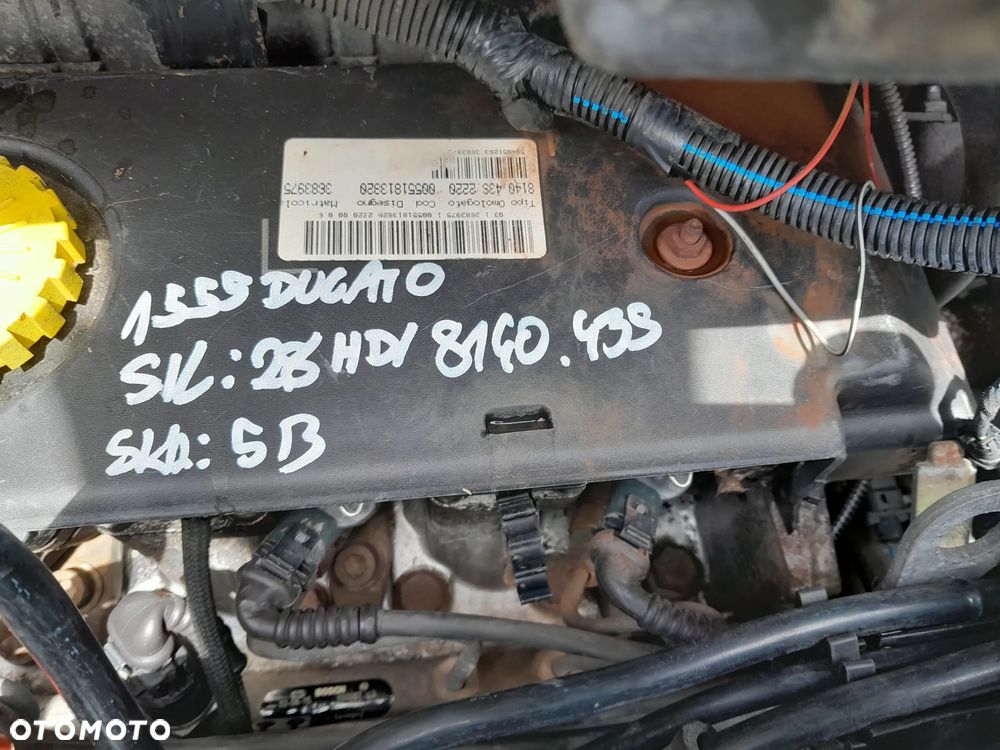 FIAT DUCATO SILNIK 2.8 JTD HDI DIESEL OZNACZENIE: 8140.43S - 2
