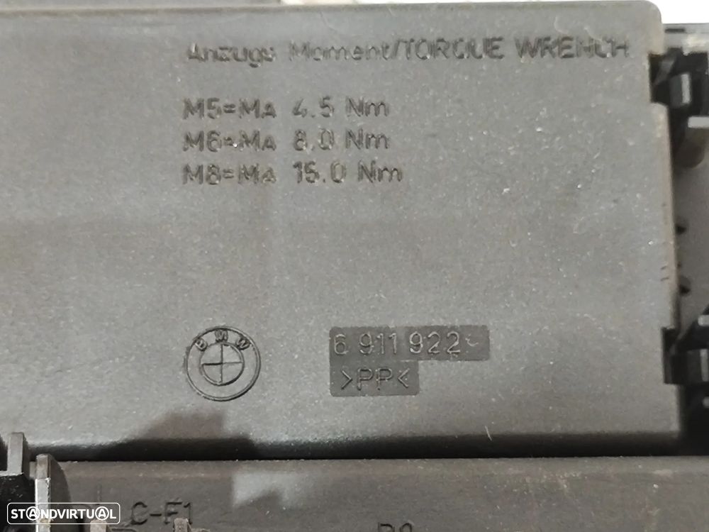 TAMPA CAIXA DE FUSIVEIS MÓDULO ELETRÔNICO BMW Z4 E85 ROADSTER CABRIO 518792114 8378113 E86 COUPE - 9