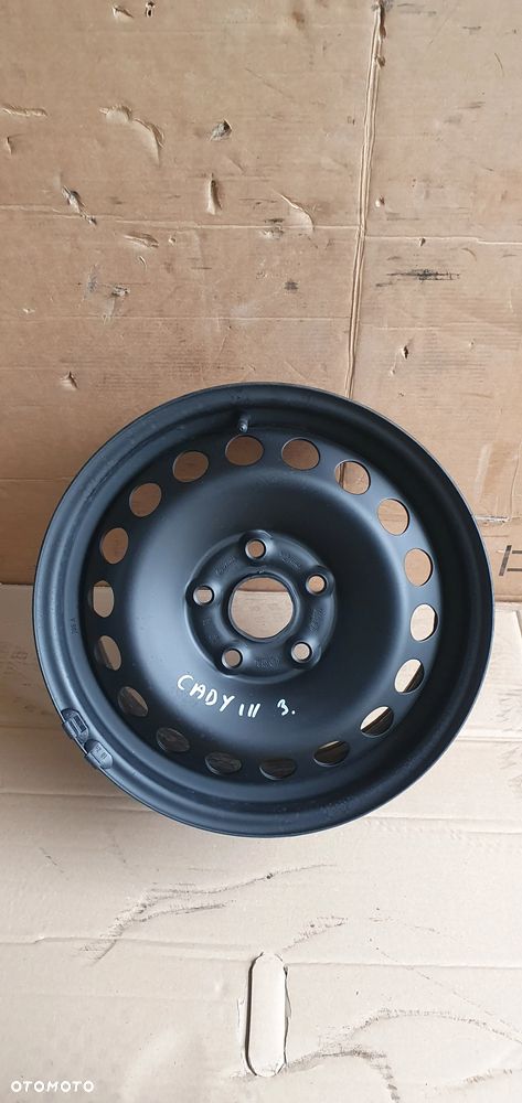 Felgi stalowe koła VW 5x112 6J ET47 16" R16 VW Caddy III 1K0601027C - 23