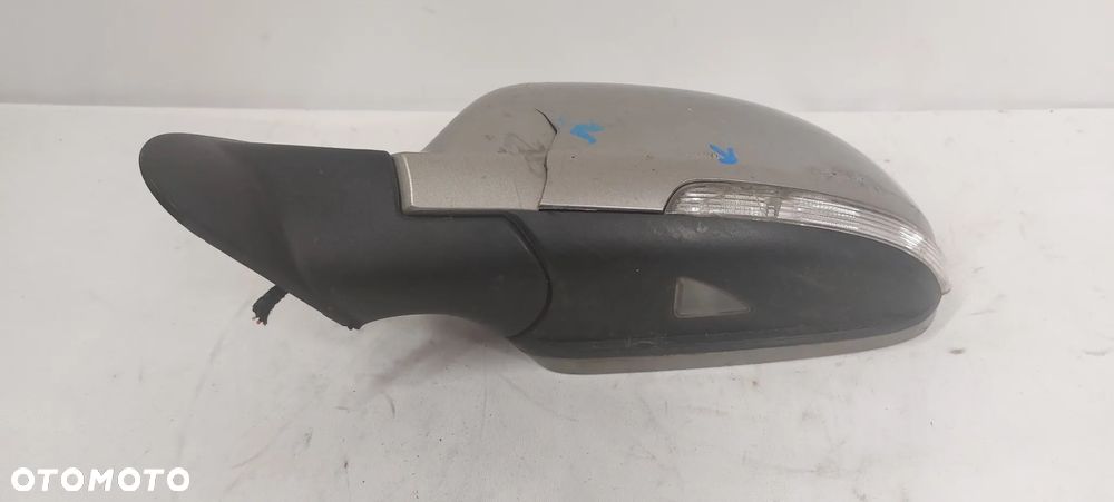 .  LUSTERKO ELEKTRYCZNE SKODA OCTAVIA 2 GEN LIFT  LEWE 7PIN 9201!BRAK KOSTKI/USZKODZONA OBUDOWA+MIGACZ!!PODŚWIETLANE! - 4