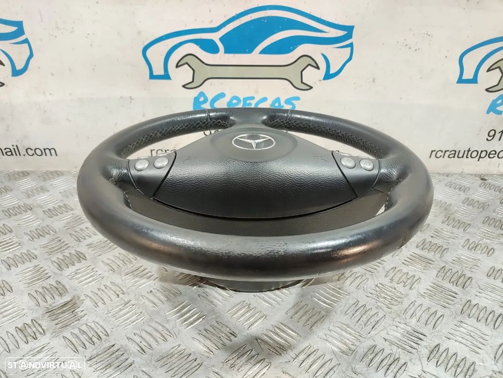 Volante Completo em Pele Multifunções Mercedes Benz SLK R171 - 6