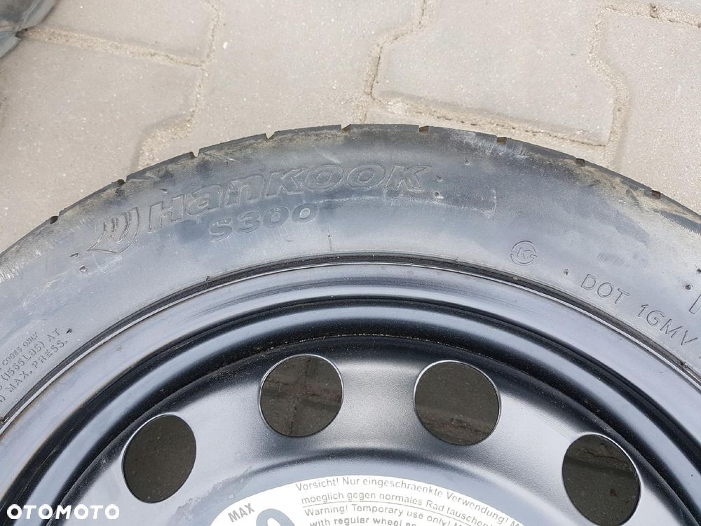 VW GOLF VI V TOURAN EOS KOŁO DOJAZDOWE 16 5X112 LEWAREK WKŁAD - 6