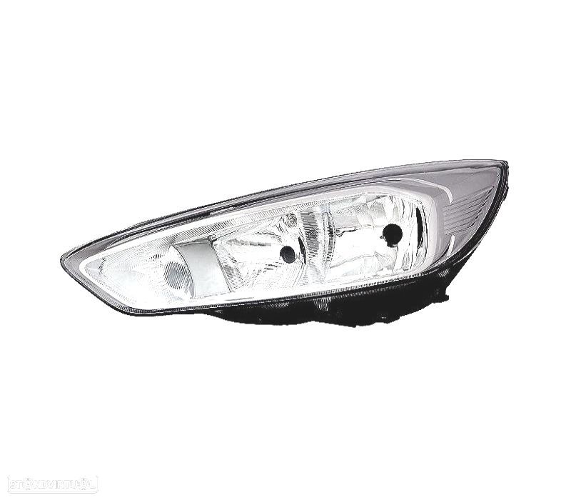 FAROL ESQ FORD FOCUS 14-18 FUNDO CROMADO - 1