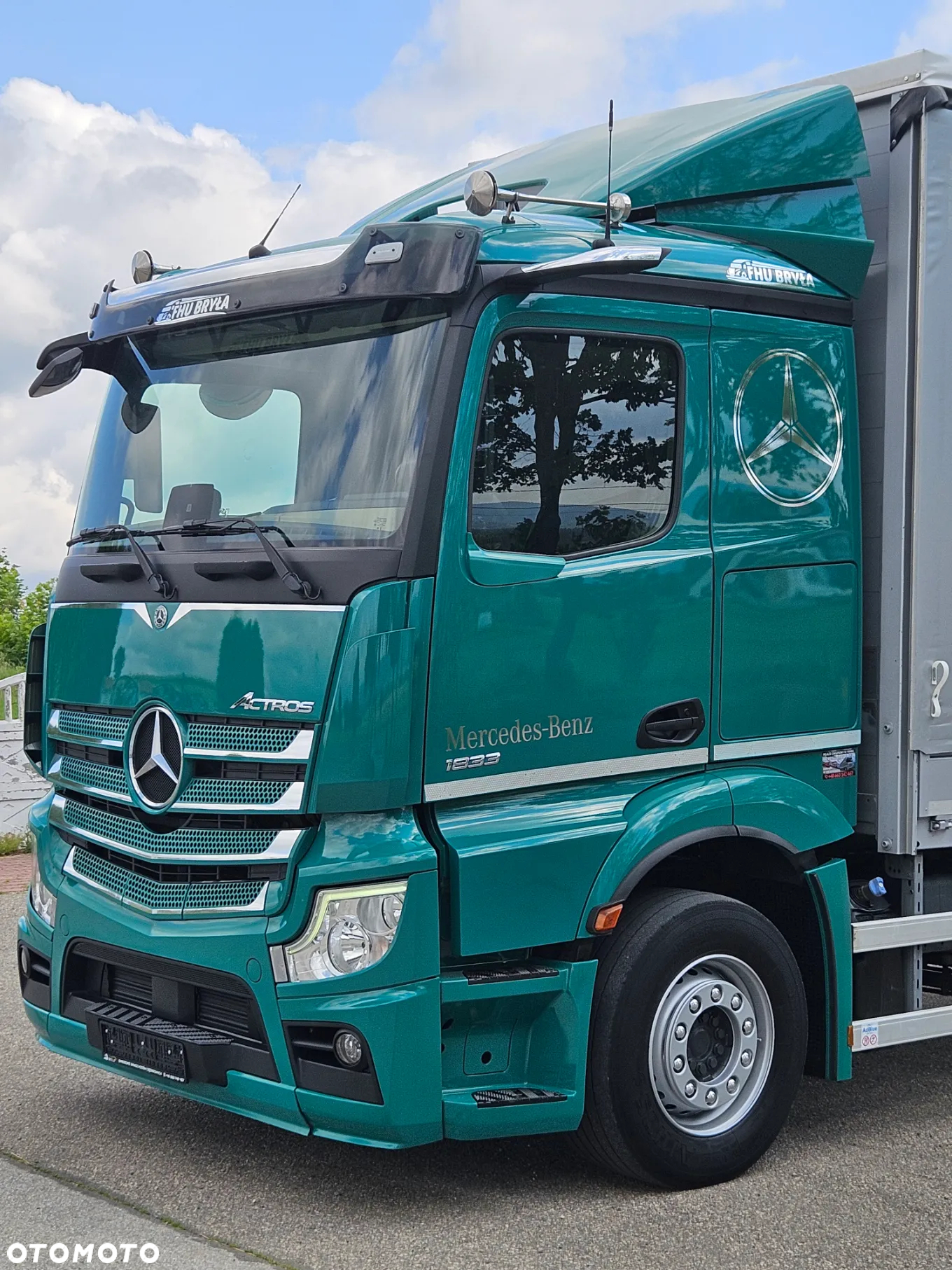 Mercedes-Benz ACTROS 1833 / BURTO-FIRANKA / WINDA / 18 PALET / 8600 ŁADOWNOŚĆ / AUTOMAT / DUŻY SILNIK / 10.2019  ROK / SYPIALKA / LEDY / KAMERY / VIRTUAL COCPIT/ JAK NOWY - 9
