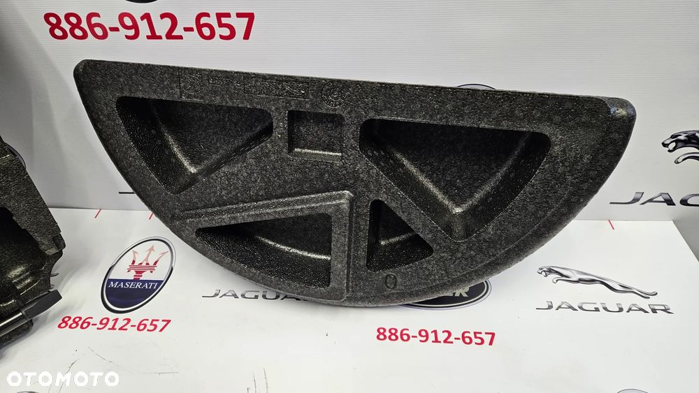 Jaguar XJ 351 LIFT 2015-2019 Wypełnienie bagażnika Wkład koła zapasowego Styropian GW93-17B043-AA  Narzędzia Lewarek Hak Wkrętka - 6