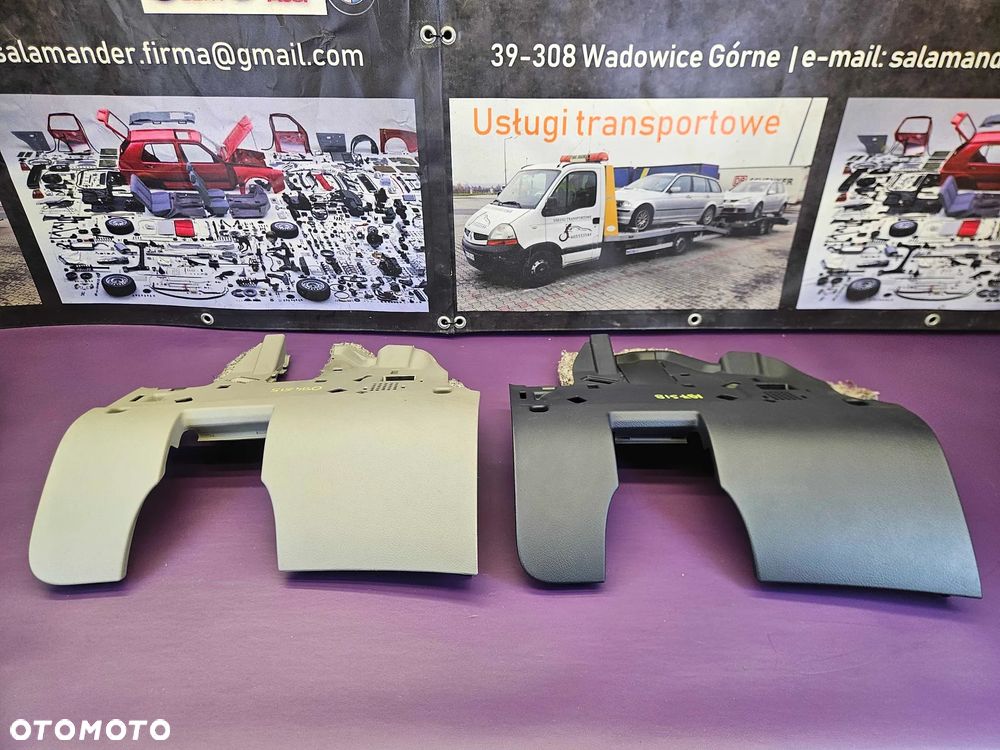 Schowek Kierowcy 4F1863075 H J 05S 08S Jasny Ciemny Osłona pod Kierownice Europa Audi A6 C6